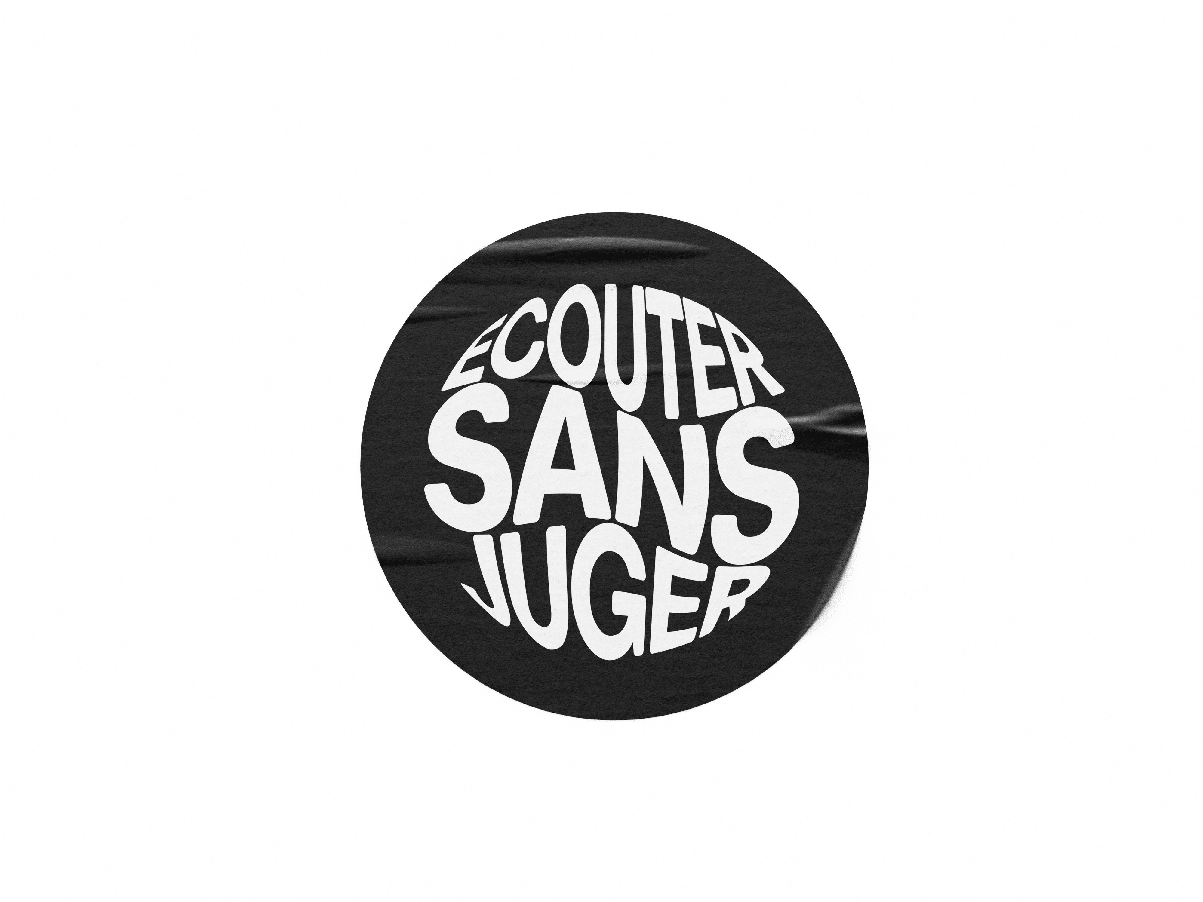 sticker écouter sans juger